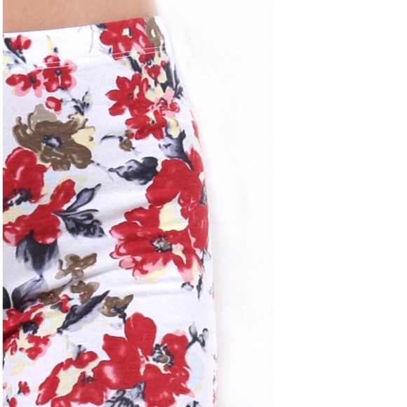 Zenana Outfitters Flower Print Leggings - Picture 4 of 4